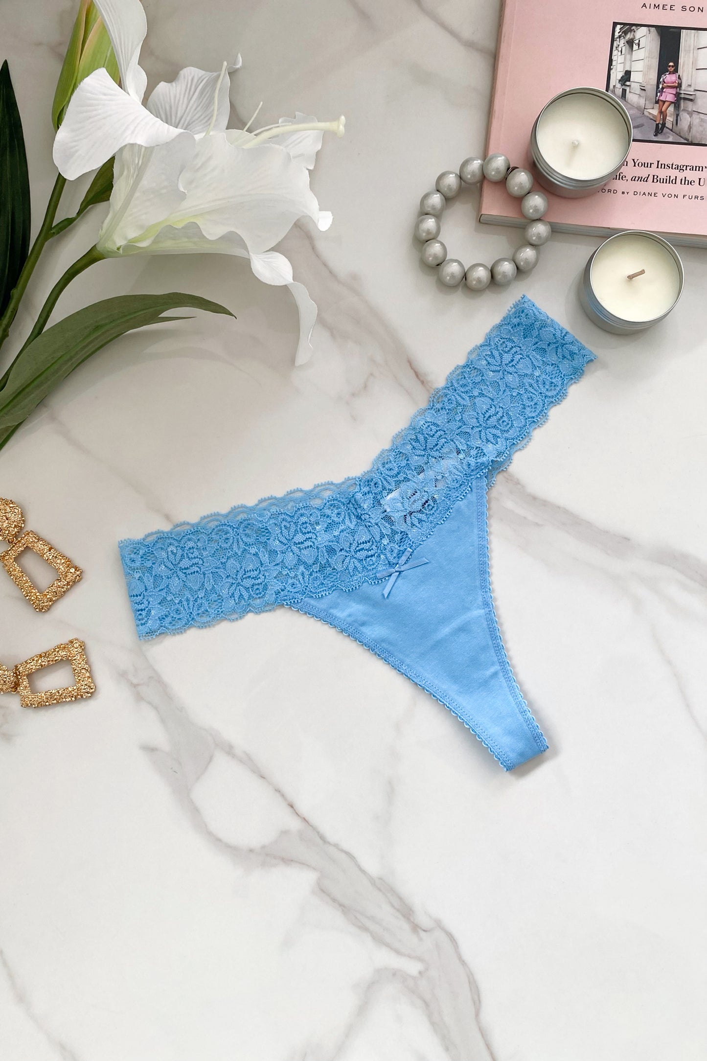 Emma Cotton Thong - 6 colours