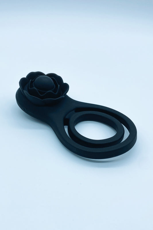 Rose Vibrating Cock Ring