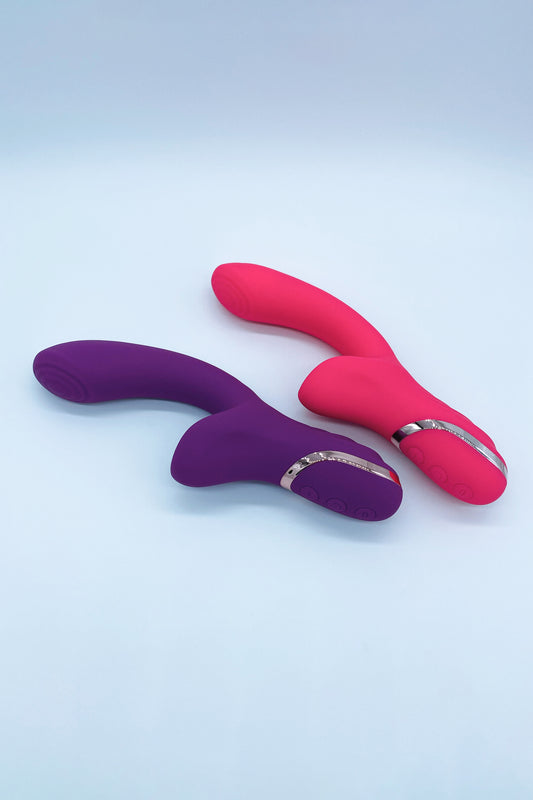 10 Modes Dual G Spot and Clitoral Suction Rabbit Vibrator